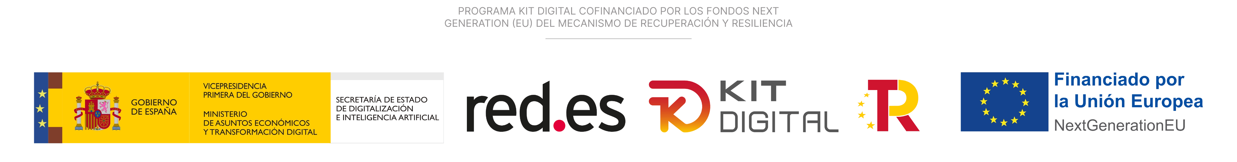 Programa Kit Digital cofinanciado por los fondos Next Generation (EU) del mecanismo de recuperación y resiliencia